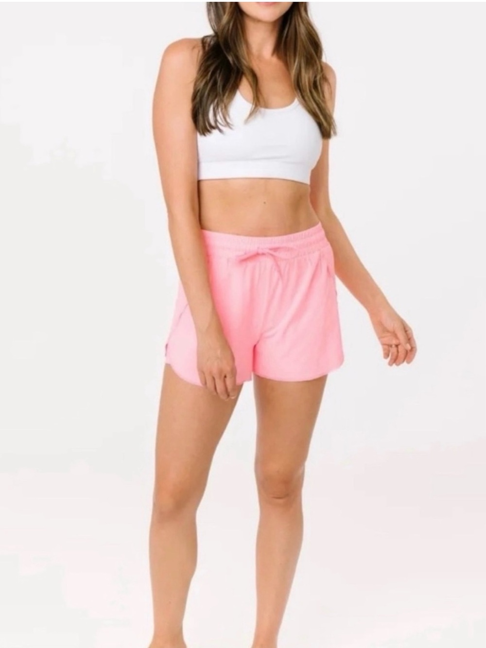 Zyia Active Pink Flow Trainer Shorts Size L NEW!!